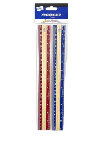 Wooden rulers ruler - wooden,