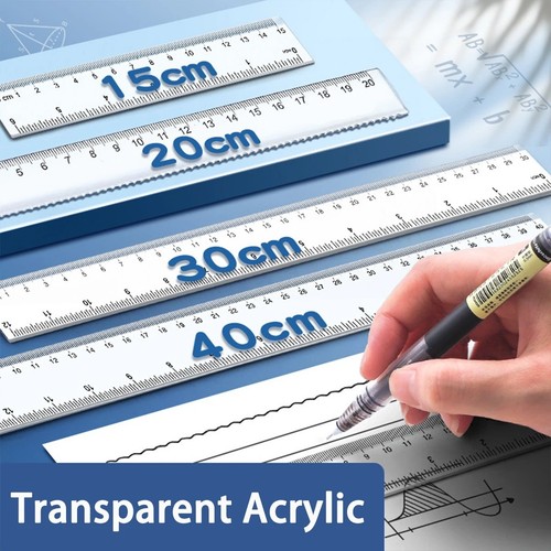 Double side ruler - double, for