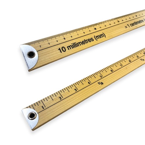 Wooden rule meter yard stick - meter,