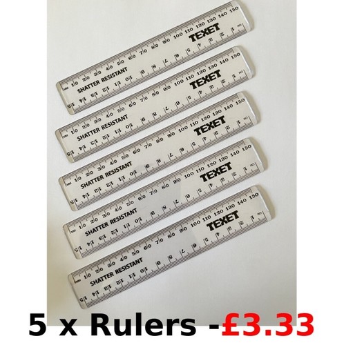Clear 15cm shatter proof - x,
