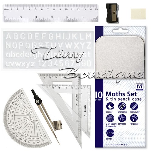 Stationery school math set - math,