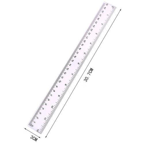 Flexible bendy ruler 30cm - flexible,