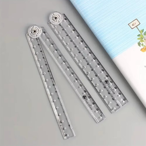 Folding acrylic ruler portable - folding,