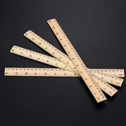 Wooden ruler 15cm - ruler, 15cm/30cm