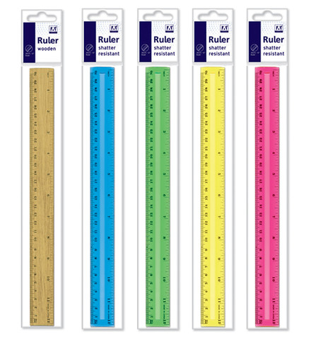 30cm strong plastic ruler - strong,