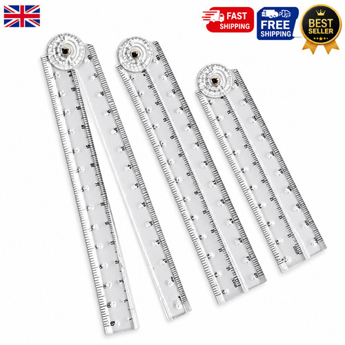 Folding acrylic ruler portable - folding,