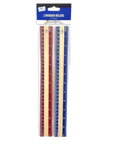 Wooden rulers two ruler - rulers, simple