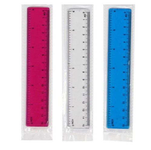 15cm ruler office - 15cm, 6"