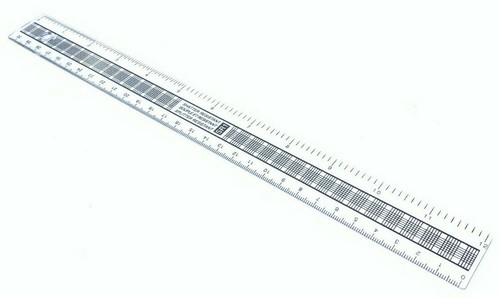 Ruler 30cm strong clear - strong,