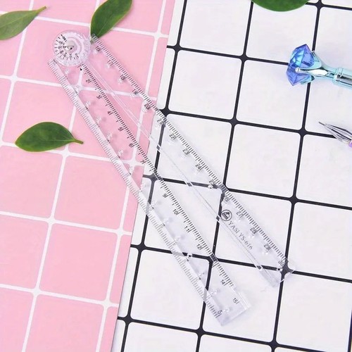 Folding acrylic ruler portable - acrylic,