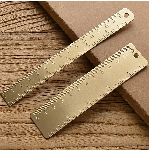 15cm brass straight rulers for - brass,