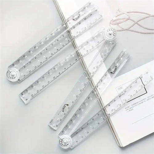 Folding acrylic ruler portable - ruler,