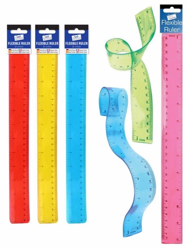 Transparent flexi bendy - 12",