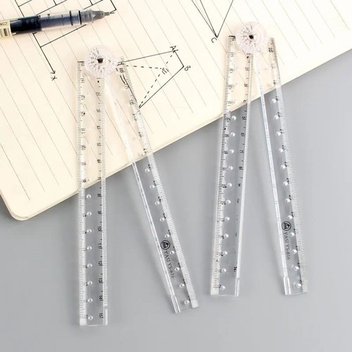 Folding acrylic ruler portable - ruler,