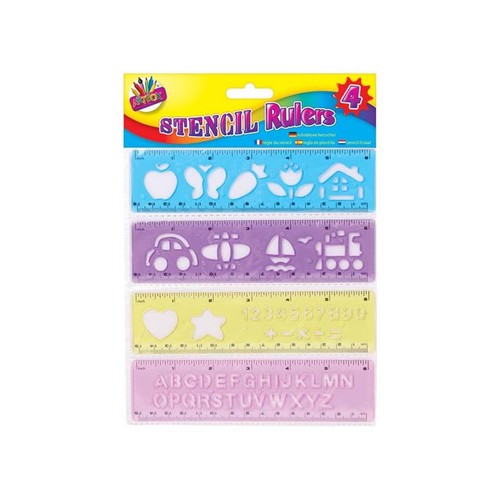 Pack stencil ruler fun - pack,